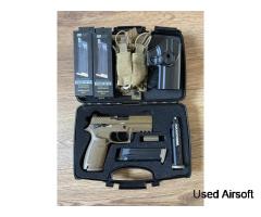 SIG Air x SIG Sauer ProForce P320 M18 Gas Blowback Pistol With extras