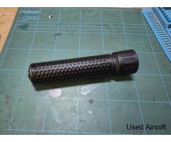 Quick detach silencer with flashider