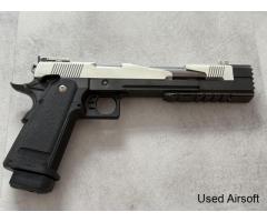WE Dragon Hi Capa 7.0 Silver Gas Pistol - Image 2
