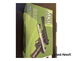 MK II airsoft pistol Luger inspired