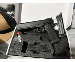 Stacatto 20X11 Gas Airsoft Pistol with Magazine, Green Gas, BBs