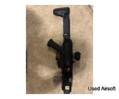 High End Airsoft ASG Scorpion EVO 3 A1 AEG with Accessories - Heavily Modded