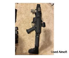 High End Airsoft ASG Scorpion EVO 3 A1 AEG with Accessories - Heavily Modded - Image 2
