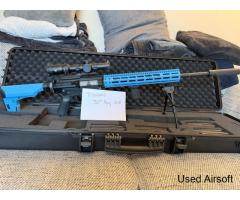 PTS MML MATEN GBBR .308 – Vortex Venom 1-6×24 – 10 Mags – TNT Upgrade – 2 Tone Blue