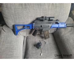 Cyma CM011 - G36C Airsoft Gun Metal in Blue