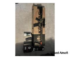 KRYTAC Trident MK2 SPR-M FDE Electric Airsoft Rifle w/ 1-4x20IR LPVO TR2SPRM-FDE