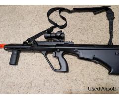 NOVRITSCH SSR77 Electric Airsoft Rifle w/ Red Dot Sight And Other Items - Image 3