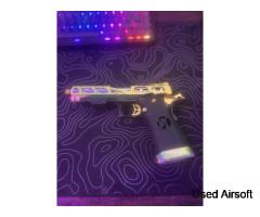Tokyo Marui 5.1 Gold Match Hi Capa Airsoft Custom Build Gas Blowback Pistol