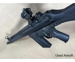 Airsoft LCT G3 Rifle with a Holosun Red Dot and Riser - Image 2