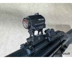 Airsoft LCT G3 Rifle with a Holosun Red Dot and Riser - Image 4