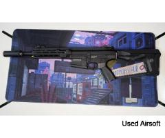 G&G TR16 SBR 308 MK I Airsoft AEG Rifle 5 Mags + Acetech Tracer Unit