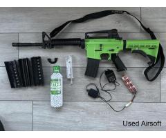 M4 AEG Airsoft Rifle (with accessories)