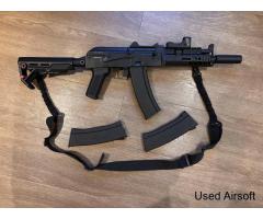 Metal AEG AK with extras