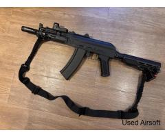 Metal AEG AK with extras - Image 2