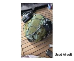 Earmor M32 plus with ptt and helmet