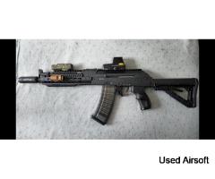G&G RK74E with 4 mags and red dot