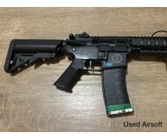 Rossi L119A2 Neptune SAS 10.5" AEG with MOSFET + PEK box + Fore Grip + Silencer - Image 2