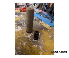 Tan metal suppressor