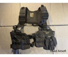 Assorted airsoft gear