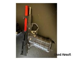 Tokyo Marui Hi-Capa Pistol Red And Black - Image 3