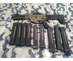 Double Eagle M917G UTR45 Submachine Gun AEG - FALCON EFCS