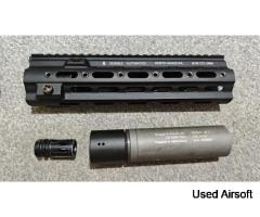 Vfc gbbr upper, BCG, handguard, silencer