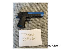 Cybergun Desert Eagle .50AE GBB – Full Metal –  2 Tone Blue – UNUSED