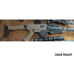 Upgraded ASG Scorpion Evo with ATEK kit, Mags, attachments - Image 2
