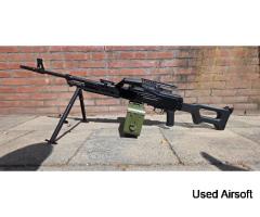 A&K PKM with Zenitco B-51 top rail and B-50 handguard