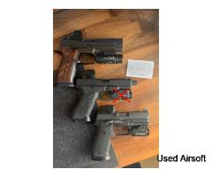 Olight Valkyrie PL-3R and Baldr S green laser/light