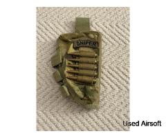 Acid Tactical® Buttstock Shotgun Rifle shell holder & Cheek Rest Pouch MultiCam