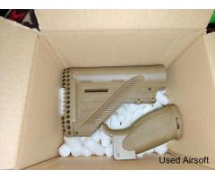 M4 STOCK AND PISTOL GRIP - FIT M4 HK416 ANY STANDARD BUFFER TUBE