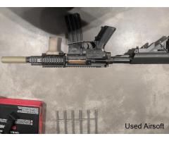 Classic Army M4 carbine with accessories and mags. - Image 2