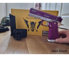 Army Armament LimCat Hi-Capa + 2011 Holster