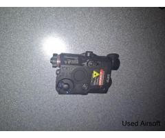 Laser and flashlight