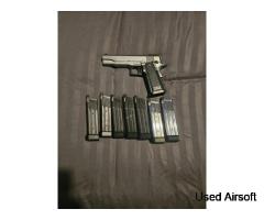 Tokyo Marui Hi-CAPA 5.1 Stainless Model GBB Airsoft Pistol - Image 4