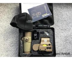 Airsoft clone - EXPS3 holo sight and G33 magnifier - FDE