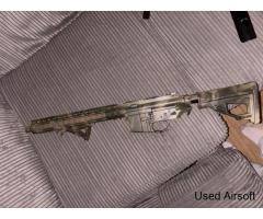 Camo painted M4 shell great for hpa engine or aeg gearbox