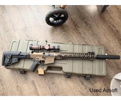 Brand new Ares AR-308L Deluxe Version AEG Rifle DMR.