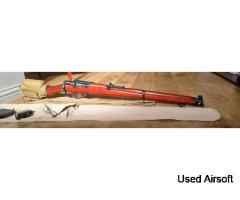 S&T Lee Enfield No.1 Mk III Airsoft Rifle - Upgraded - 3 Mags - Reenactment Setup