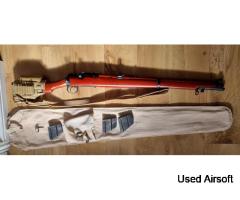 S&T Lee Enfield No.1 Mk III Airsoft Rifle - Upgraded - 3 Mags - Reenactment Setup - Image 3