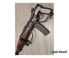 King Arms M2 Carbine GBBR Gas Blowback Airsoft Rifle Wood With Paratrooper Stock - Image 3