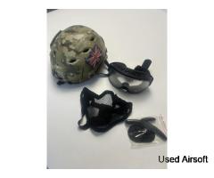 Helmet goggles and face mask - Image 2