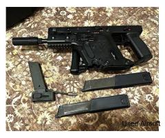 Kwa KRISS Vector Black gbb Airsoft Rifle Folding Stock