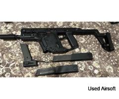 Kwa KRISS Vector Black gbb Airsoft Rifle Folding Stock - Image 2
