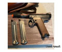 marushin airsoft Nambu Pistol Holster 2 Mags,lightly Used - Image 2
