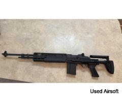 G&G M14 EBR Top Tech Airsoft Rifle AEG ETU