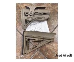 2 M4 stocks Magpul PTS MOE