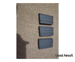 3x SR25 metal hi cap magazines