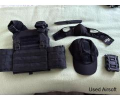 OneTigris plate carrier and Laylax battle style face mask
